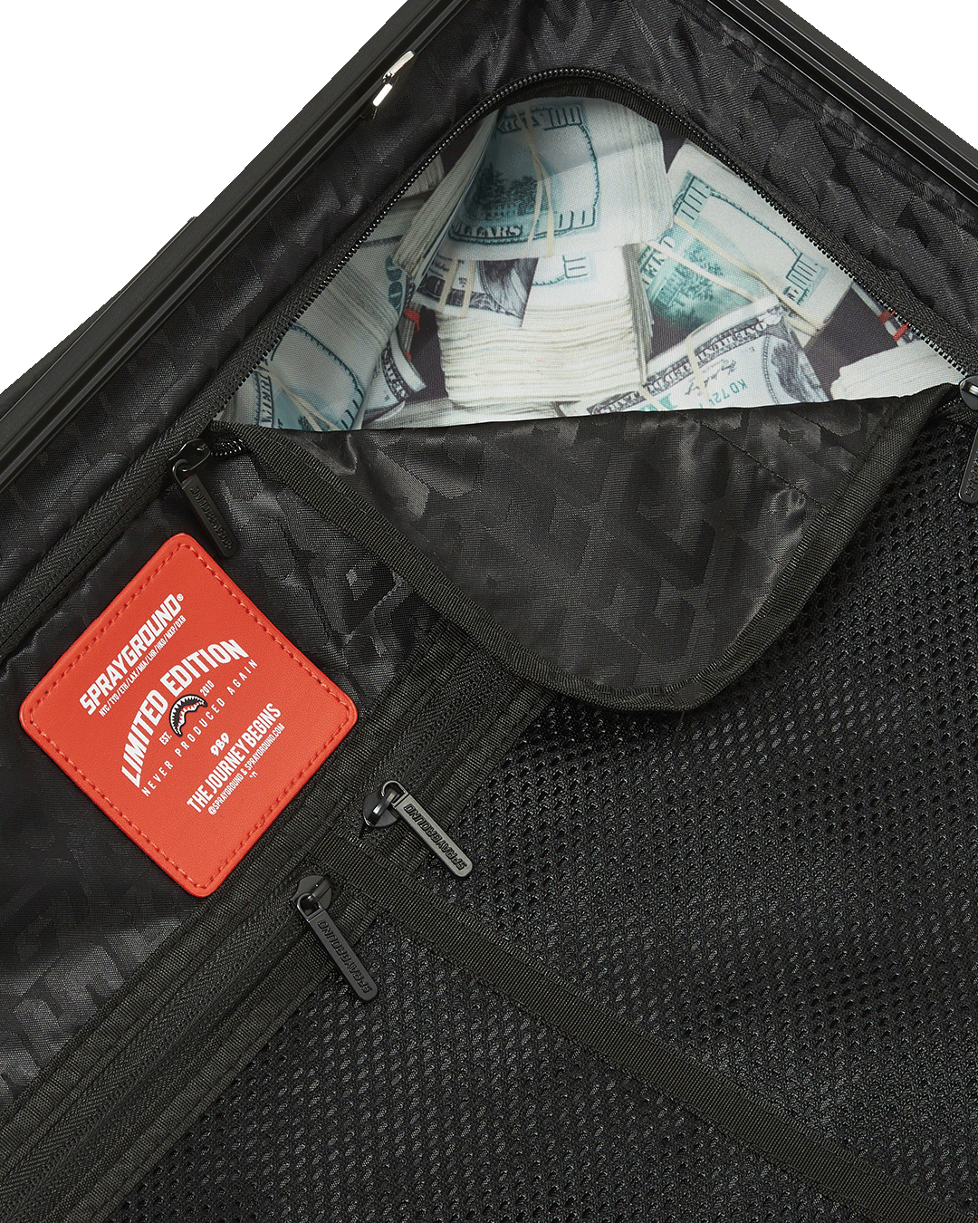 BILLIONS IN THE BANK HARD SHELL CARRY-ON LUGGAGE